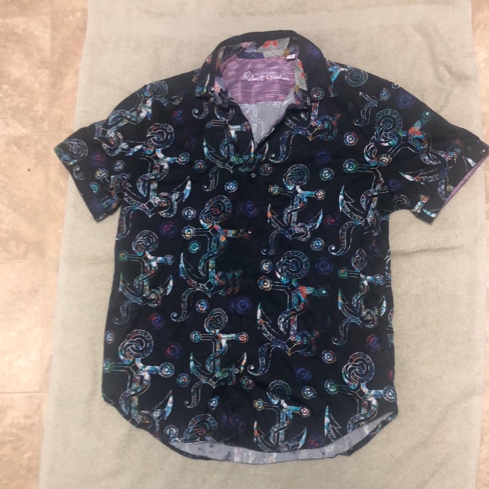 Robert Graham Men's Multicolor Nautical Shirt